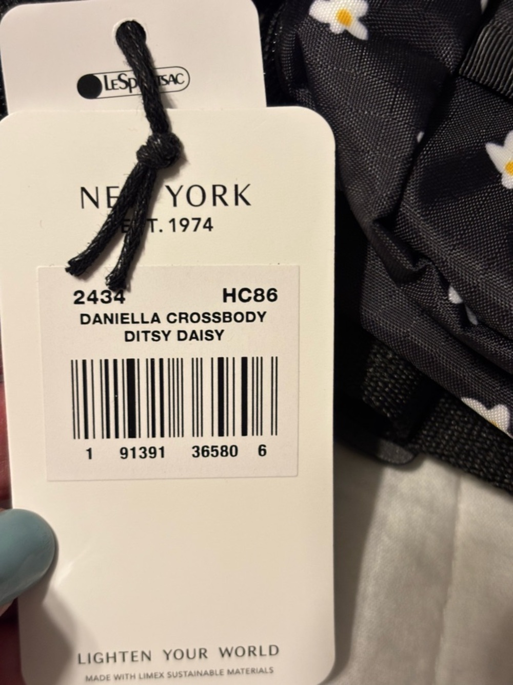 Lesportsac DANIELLA DITSY DAISY Crossbody NWT - Picture 12 of 12